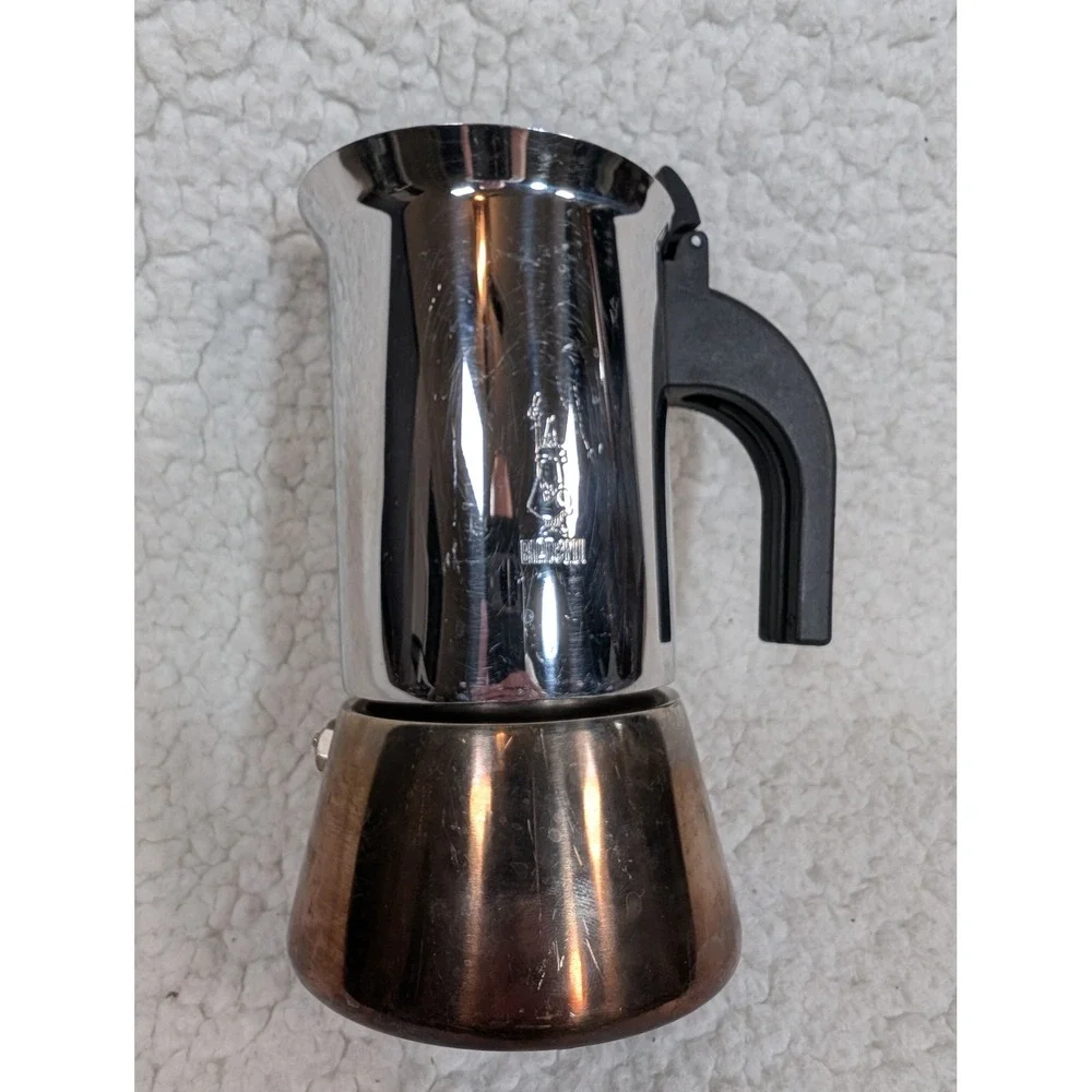 Bialetti Venus Stainless Steel Stovetop Espresso Maker Induction Moka Pot 6 Cup